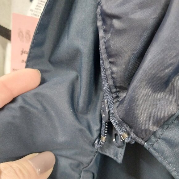 3304 Size XL Bass Lined Navy Blue  Hooded Winter Coat - Picture 9 of 10